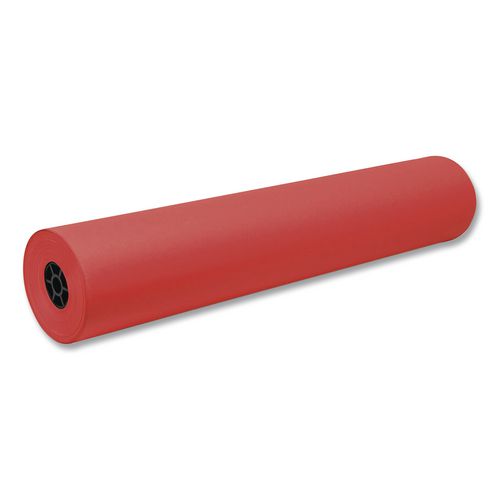 Image of Pacon® P101203 Decorol Flame Retardant Art Rolls, 40 lb Cover Weight, 36" x 1000 ft, Cherry Red