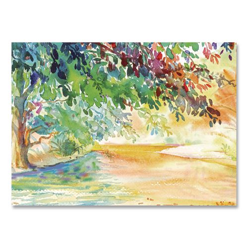 Image of Pacon® P4910 Artist Watercolor Paper Pad, Yellow Cover, Unruled, (12) White 9 x 12 Sheets