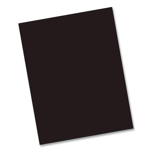 Image of Pacon® P101187 Array Card Stock, 65 lb Cover Weight, 8.5 x 11, Black, 100/Pack