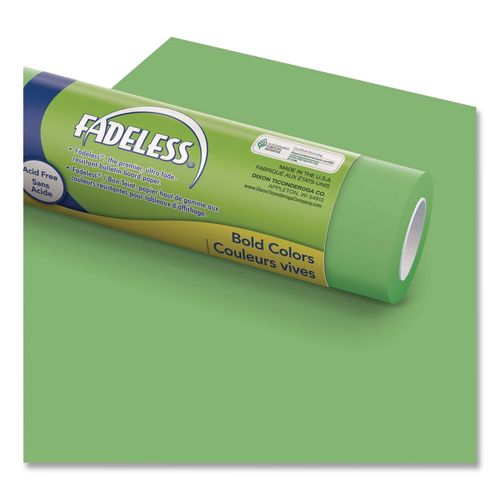 Image of Pacon® P0057125 Fadeless Paper Roll, 50 lb Bond Weight, 48" x 50 ft, Nile Green