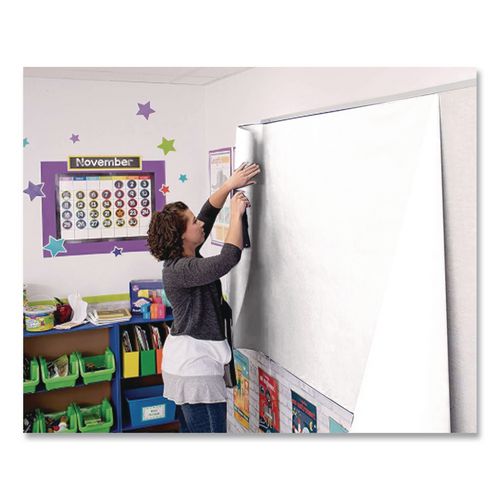 Image of Pacon® P0063000 Rainbow Duo-Finish Colored Kraft Paper, 35 lb Wrapping Weight, 36" x 1,000 ft, White