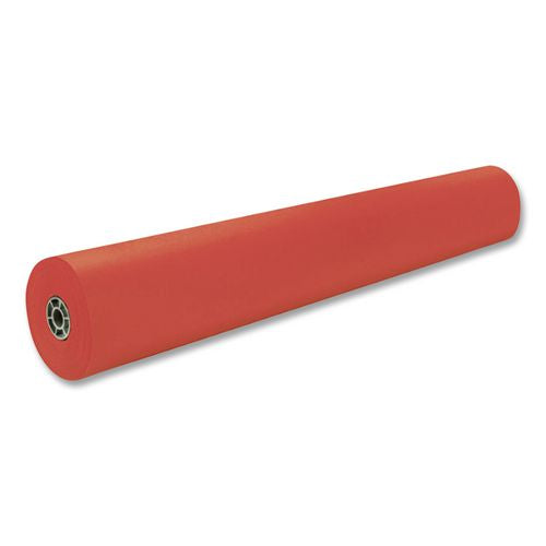 Image of Pacon® P0063060 Rainbow Duo-Finish Colored Kraft Paper, 35 lb Wrapping Weight, 36" x 1,000 ft, Flame