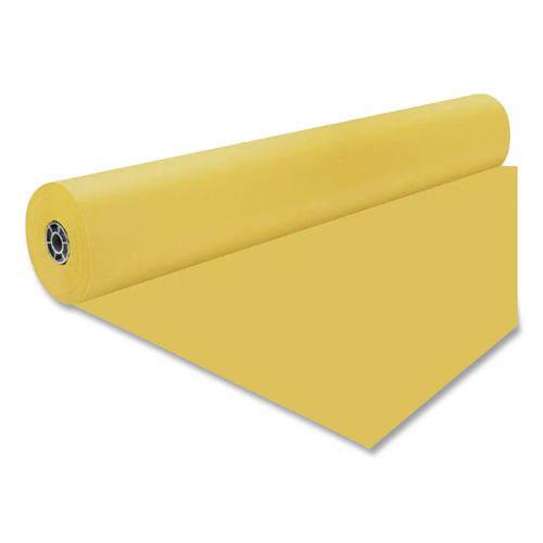 Image of Pacon® P0063080 Rainbow Duo-Finish Colored Kraft Paper, 35 lb Wrapping Weight, 36" x 1,000 ft, Canary