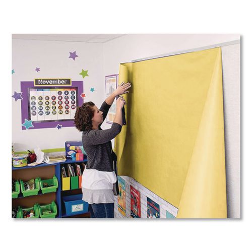 Image of Pacon® P0063080 Rainbow Duo-Finish Colored Kraft Paper, 35 lb Wrapping Weight, 36" x 1,000 ft, Canary