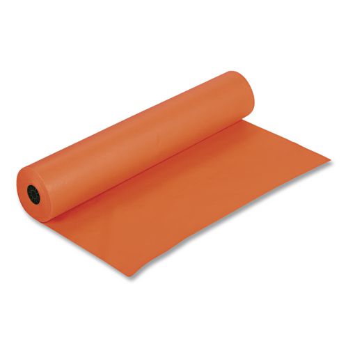 Image of Pacon® P0063100 Rainbow Duo-Finish Colored Kraft Paper, 35 lb Wrapping Weight, 36" x 1,000 ft, Orange