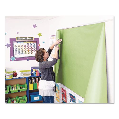 Image of Pacon® P0063120 Rainbow Duo-Finish Colored Kraft Paper, 35 lb Wrapping Weight, 36" x 1,000 ft, Lite Green