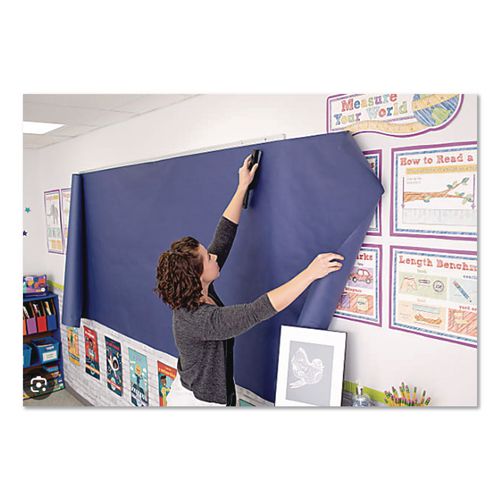 Image of Pacon® P0063180 Rainbow Duo-Finish Colored Kraft Paper, 35 lb Wrapping Weight, 36" x 1,000 ft, Dark Blue