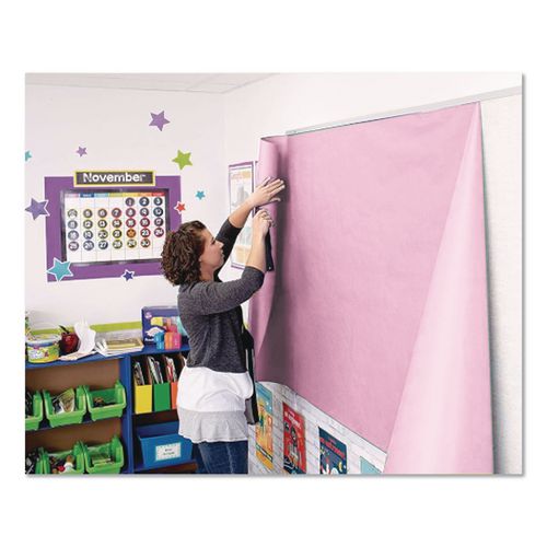 Image of Pacon® P0063260 Rainbow Duo-Finish Colored Kraft Paper, 35 lb Wrapping Weight, 36" x 1,000 ft, Pink
