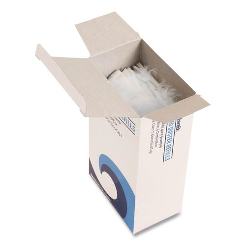 Image of Boardwalk® 96494-BWK 360 HD Duster Refills, Soft Fluffy Fibers, Light Blue, 6 Dusters/Box, 4 Boxes/Carton