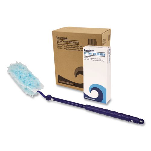 Image of Boardwalk® 96489-BWK Extension 360 HD Duster Kit, 18" to 36", (1) Handle and (3) Dusters/Kit, 6 Kits/Carton