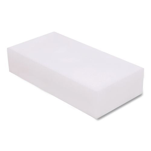 Image of Boardwalk® 96157-M-BWK Eraser Pads, 2.5 x 4.5, 1" Thick, White, 6 Pads/Pack, 6 Packs/Carton