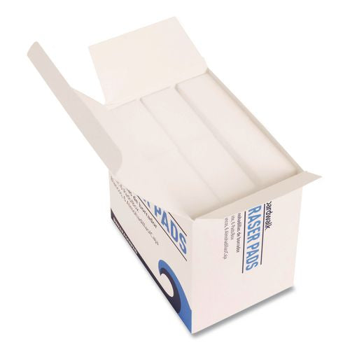 Image of Boardwalk® 96157-M-BWK Eraser Pads, 2.5 x 4.5, 1" Thick, White, 6 Pads/Pack, 6 Packs/Carton