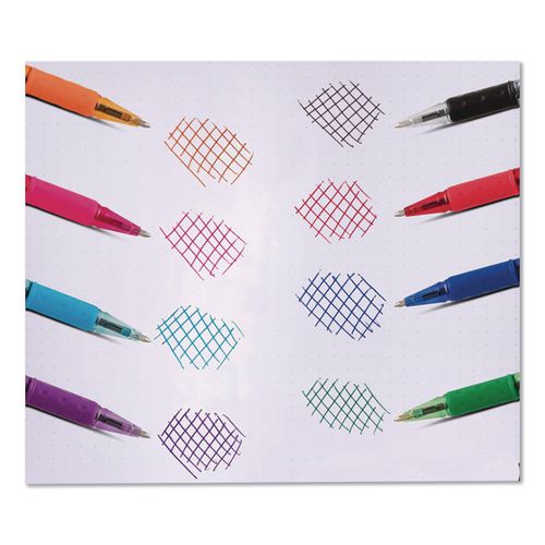 Image of Pentel® BK91CRBP8M R.s.v.p. Ballpoint Pen, Stick, Medium 1 Mm, Assorted Ink And Barrel Colors, 8/pack