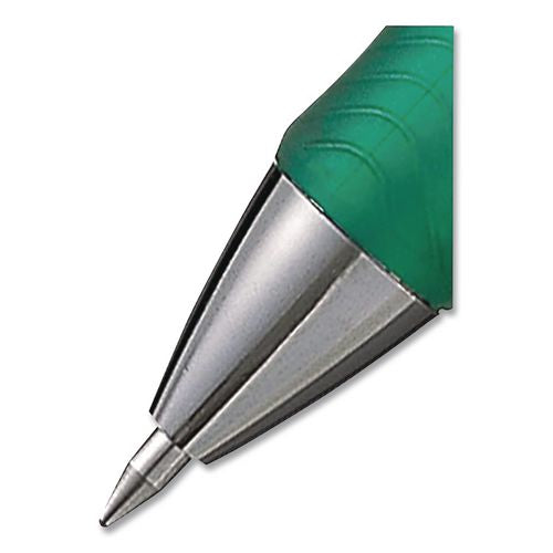 Image of Pentel® BL77-D Energel Rtx Gel Pen, Retractable, Medium 0.7 Mm, Green Ink, Green/gray Barrel