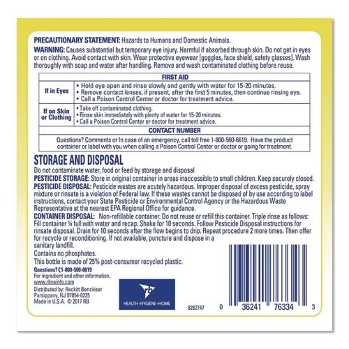 Image of Professional LYSOL® Brand 19200-99985 Disinfectant Deodorizing Cleaner Concentrate, 1 gal Bottle, Lemon Scent