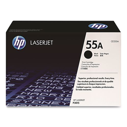 Image of HP CE255A HP 55a, (ce255a) Black Original Laserjet Toner Cartridge
