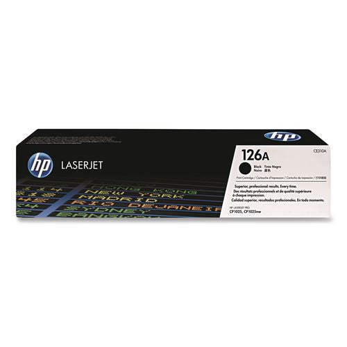 Image of HP CE310A HP 126a, (ce310a) Black Original Laserjet Toner Cartridge