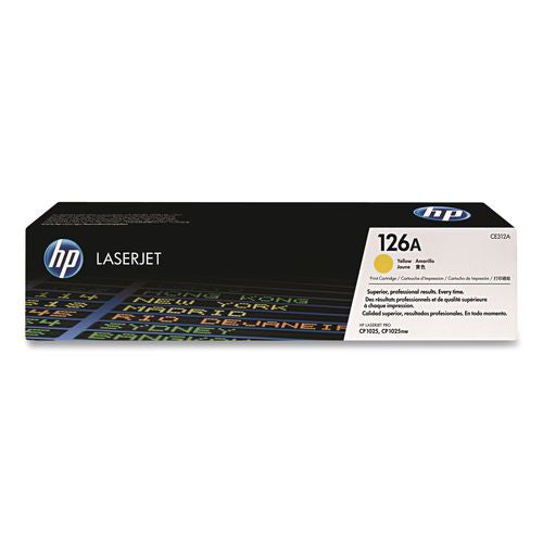 Image of HP CE312A HP 126a, (ce312a) Yellow Original Laserjet Toner Cartridge