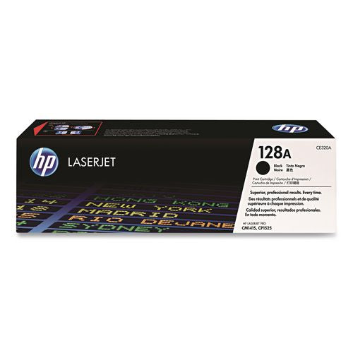 Image of HP CE320A HP 128a, (ce320a) Black Original Laserjet Toner Cartridge