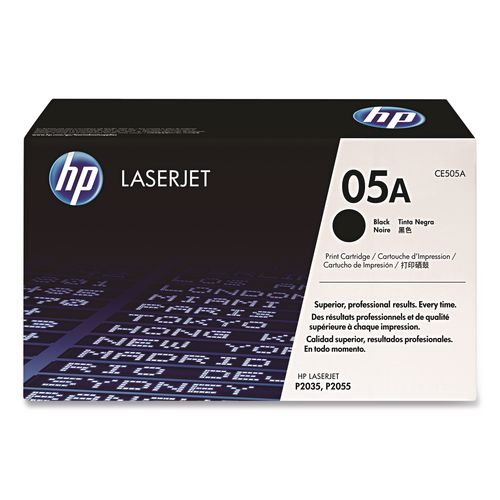 Image of HP CE505A HP 05a, (ce505a) Black Original Laserjet Toner Cartridge