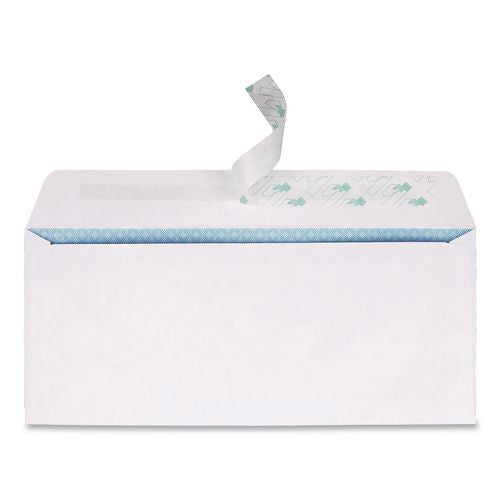 Image of Quality Park Redi-Strip Envelope, #10, Commercial Flap, Redi-Strip Heat-Resistant Adhesive Closure, 4.13 x 9.5, White, 500/Box