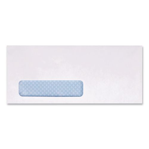 Image of Quality Park QUA90130 Security Tint Window Envelope, #10, Commercial Flap, Gummed Closure, 4.13 x 9.5, White, 500/Box
