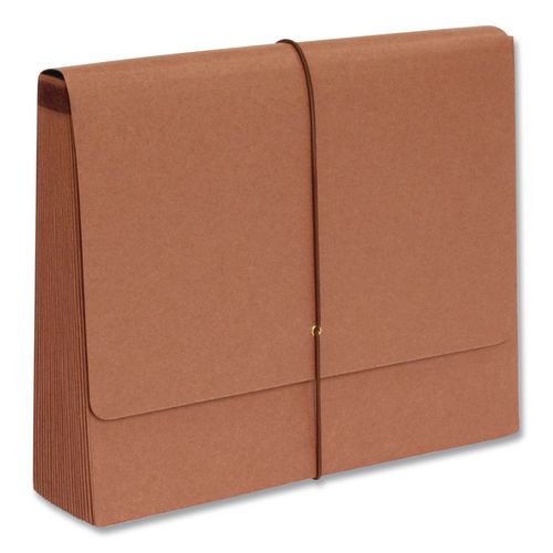 Image of Pendaflex® 01365 All Purpose Expanding File, 2" Expansion, 21 Sections, Elastic Cord Closure, 2/5-Cut Tabs, Letter Size, Red Fiber