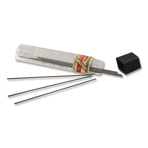 Image of Pentel® C505-H Super Hi-Polymer Lead Refills, 0.5 Mm, H, Black, 12/tube