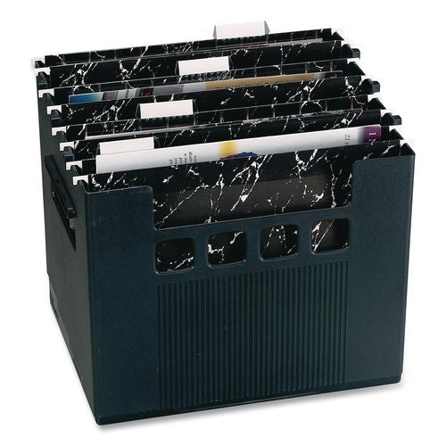 Image of Pendaflex® 43013 Portable Desktop File With Hanging Folders, Letter Size, 10" Long, Black