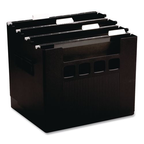 Image of Pendaflex® 43013 Portable Desktop File With Hanging Folders, Letter Size, 10" Long, Black