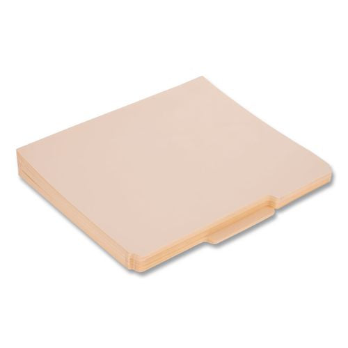 Image of Pendaflex® 54459EE Double Stuff File Folders, 1/3-Cut Tabs: Assorted, Letter Size, Manila, 50/Pack