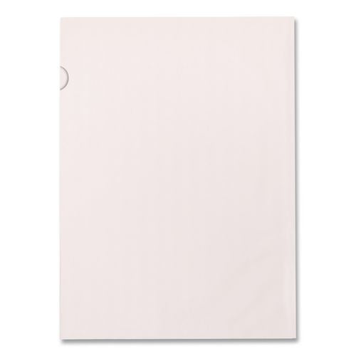 Image of Pendaflex® 61504EE Poly Color Transparent File Jackets, Letter Size, Clear, 50/box