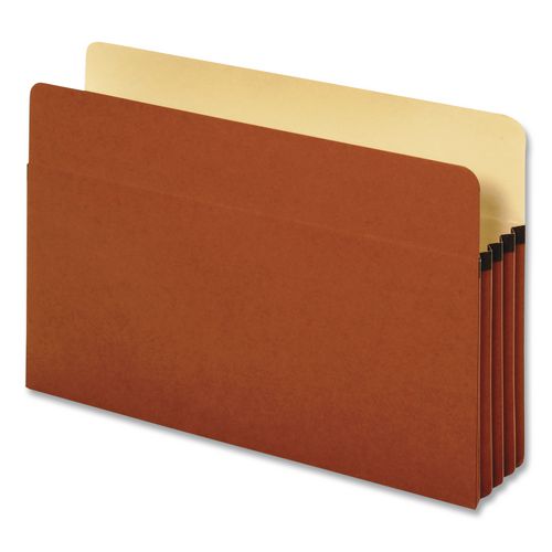 Image of Pendaflex® 1526E-OX Standard Expanding File Pockets, 3.5" Expansion, Legal Size, Redrope, 25/Box