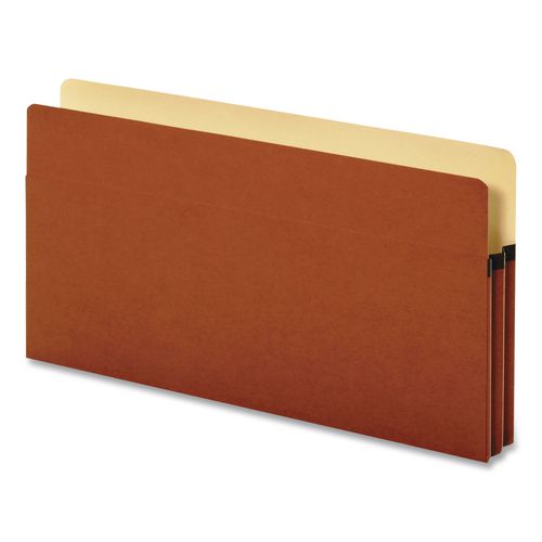 Image of Pendaflex® 1536GAM Smart Shield File Pocket, 5.25" Expansion, Legal Size, Red Fiber, 10/box