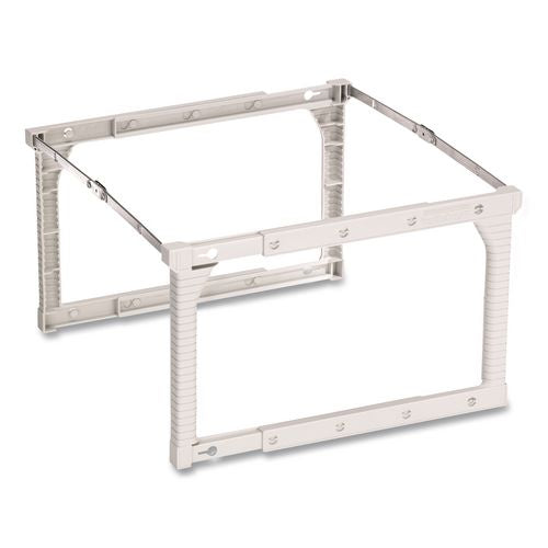Image of Pendaflex® 04444 Plastic Snap-Together Hanging Folder Frame, Legal/letter Size, 18" To 27" Long, White/silver Accents, 4/box