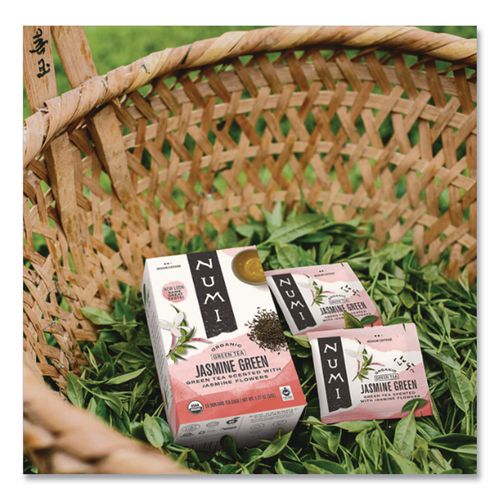 Image of Numi® 10108 Organic Teas And Teasans, 1.27 Oz, Jasmine Green, 18/box