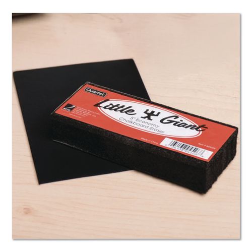 Image of Quartet® 804526 Chalkboard Eraser, 5" x 2" x 1", Black/Red