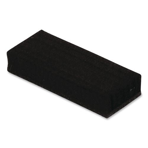 Image of Quartet® 804526 Chalkboard Eraser, 5" x 2" x 1", Black/Red