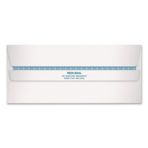Image of Quality Park QUA11218 Redi-Seal Security-Tint Envelope, #10, Commercial Flap, Redi-Seal Adhesive Closure, 4.13 x 9.5, White, 500/Box