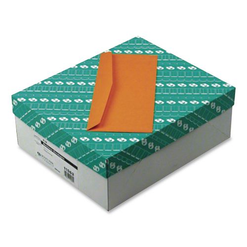 Image of Quality Park QUA11562 Kraft Envelope, #14, Commercial Flap, Gummed Closure, 5 X 11.5, Brown Kraft, 500/box