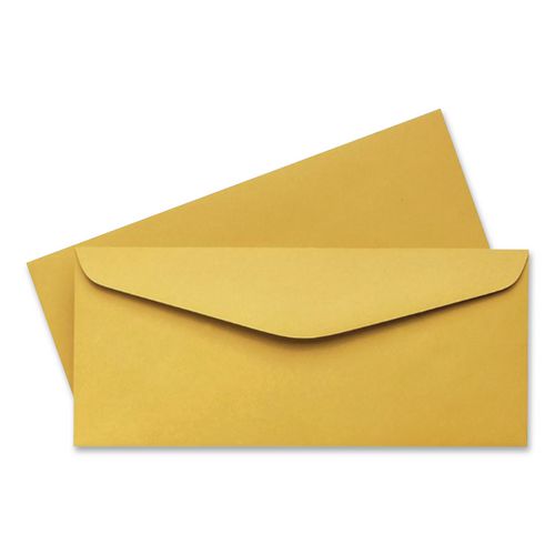 Image of Quality Park QUA11562 Kraft Envelope, #14, Commercial Flap, Gummed Closure, 5 X 11.5, Brown Kraft, 500/box