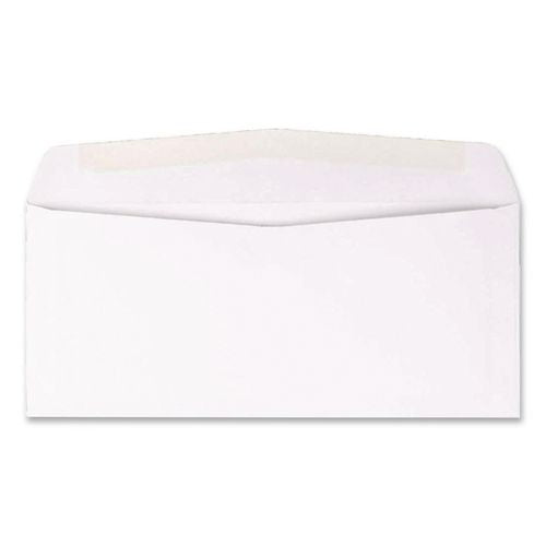 Image of Quality Park QUA21332 Address-Window Envelope, #10, Commercial Flap, Gummed Closure, 4.13 x 9.5, White, 500/Box