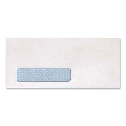 Image of Quality Park QUA21412 Security Tint Window Envelope, #10, Bankers Flap, Gummed Closure, 4.13 x 9.5, White, 500/Box