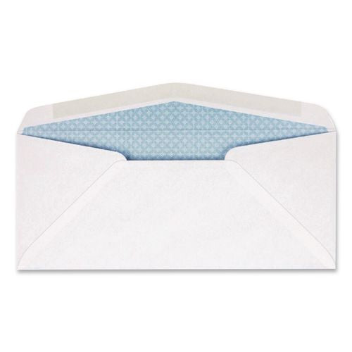 Image of Quality Park QUA21412 Security Tint Window Envelope, #10, Bankers Flap, Gummed Closure, 4.13 x 9.5, White, 500/Box