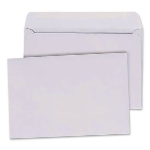Image of Quality Park Open-Side Booklet Envelope, #13 1/2, Cheese Blade Flap, Gummed Closure, 10 X 13, White, 100/box