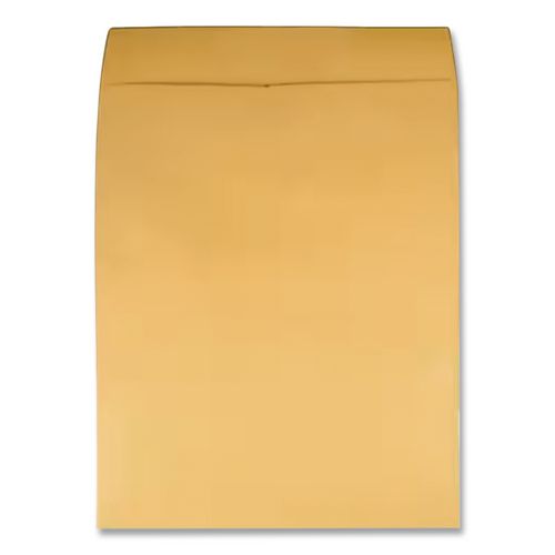 Image of Quality Park QUA42354 Jumbo Size Kraft Envelope, Cheese Blade Flap, Fold-Over Closure, 14 x 18, Brown Kraft, 25/Pack