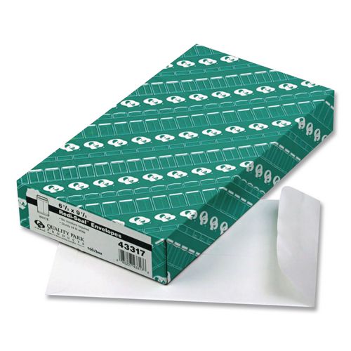 Image of Quality Park QUA43317 Redi-Seal Catalog Envelope, #1 3/4, Cheese Blade Flap, Redi-Seal Adhesive Closure, 6.5 x 9.5, White, 100/Box