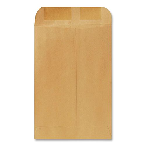 Image of Quality Park QUA40865 Catalog Envelope, 28 lb Bond Weight Kraft, #1 3/4, Square Flap, Gummed Closure, 6.5 x 9.5, Brown Kraft, 500/Box