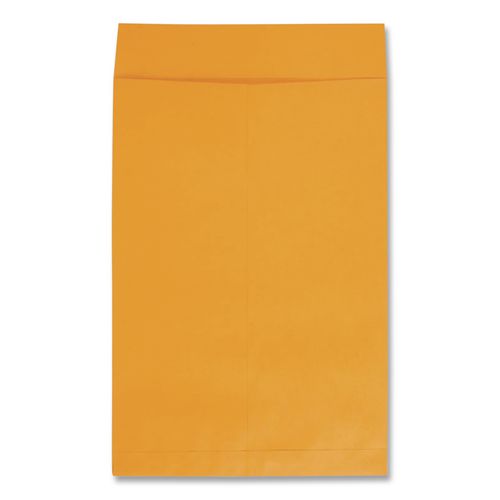 Image of Quality Park QUA42353 Jumbo Size Kraft Envelope, Cheese Blade Flap, Fold-Over Closure, 12.5 x 18.5, Brown Kraft, 25/Pack