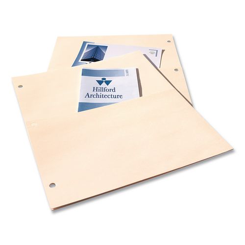 Image of Avery® 03075 Untabbed Double Pocket Dividers, 9.19 x 11, Manila, 5/Pack